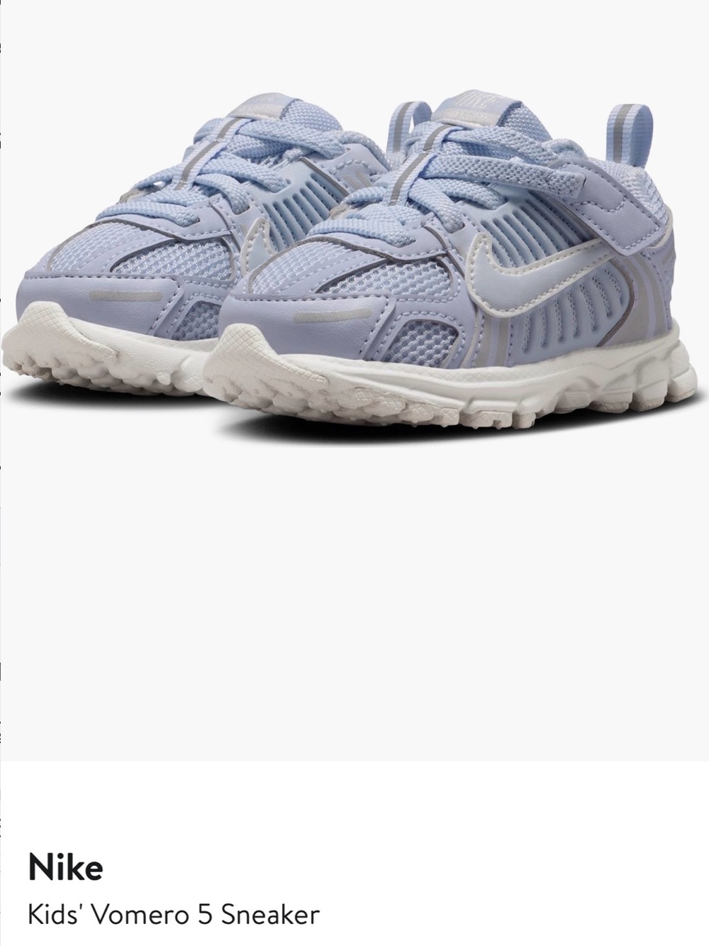 Nike Kids Vomero 5 Sneaker - Light Blue/White